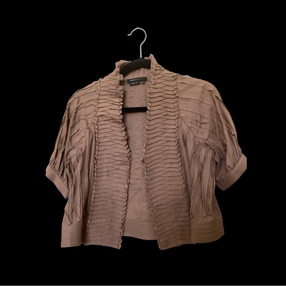 Vintage BCBGMaxAzria Cropped Chocolate Top
